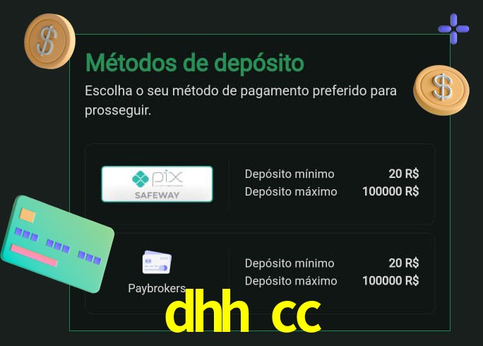 O cassino dhh cc oferece uma grande variedade de métodos de pagamento